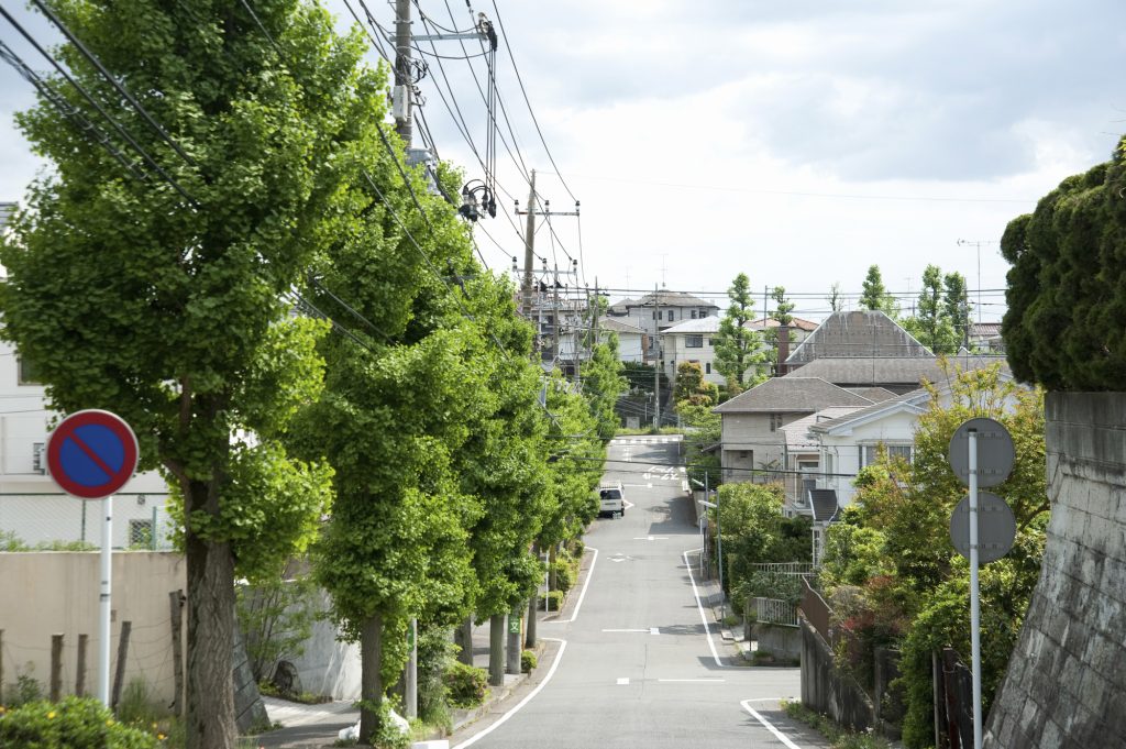 がけ条例の対象となる横浜市の市街地