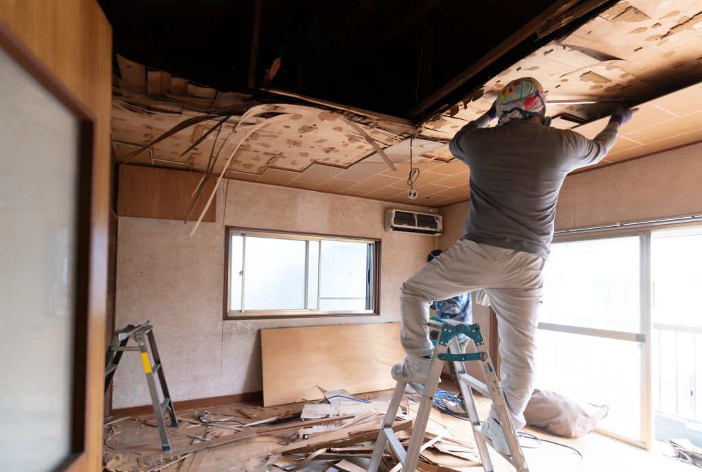 減築リフォームの工事